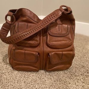 Banana Republic hobo cognac color